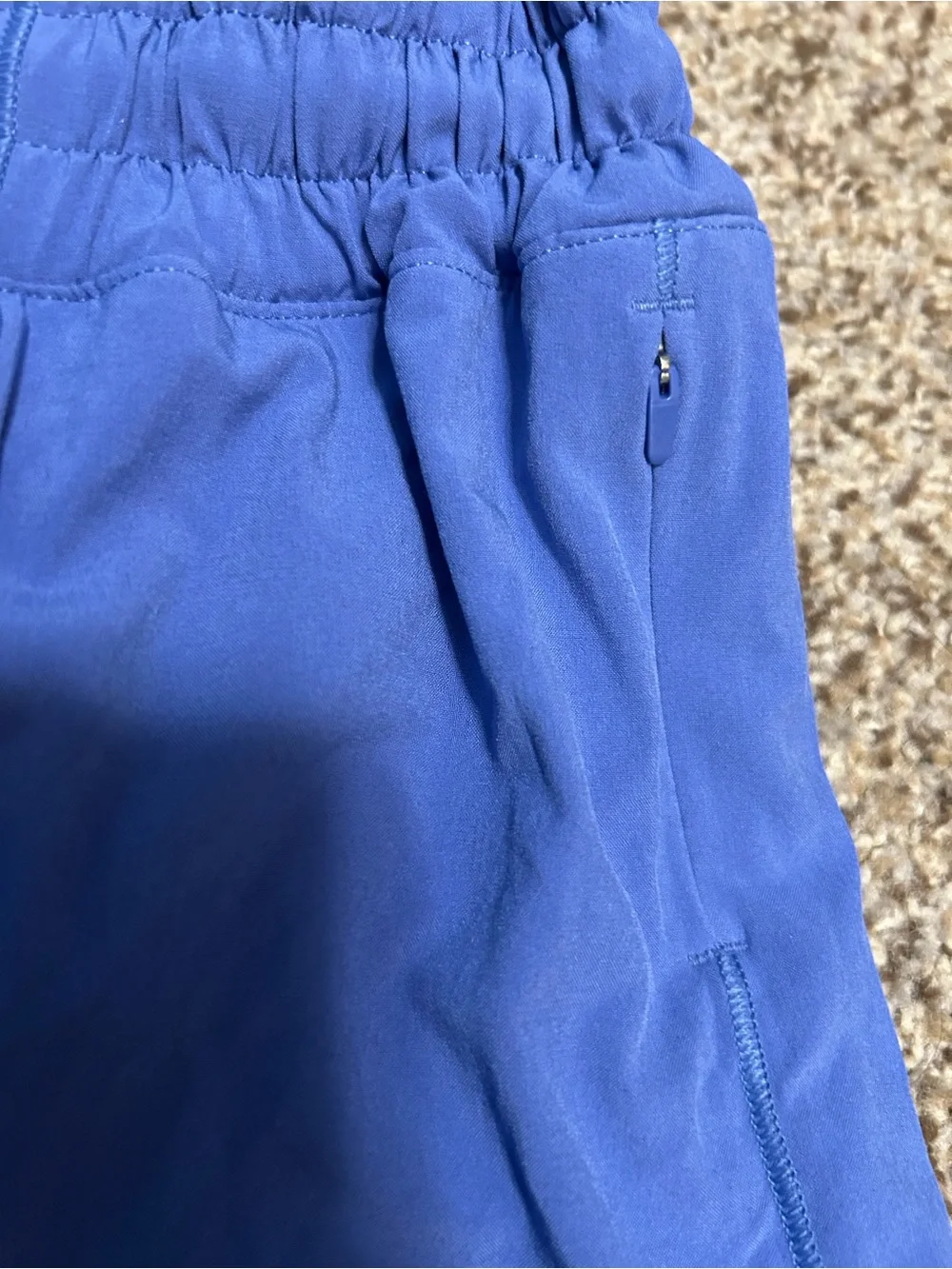 Lululemon Women’s Hotty Hot Shorts – Size 12 Periwinkle Blue - Picture 5 of 6